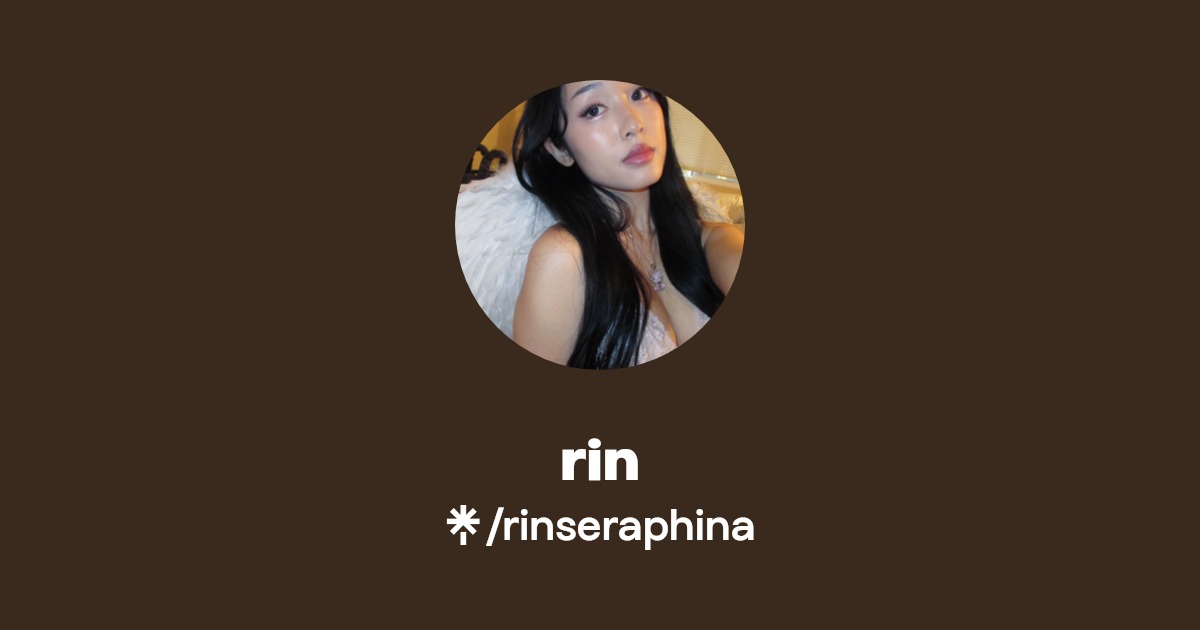 rin | Instagram, TikTok | Linktree