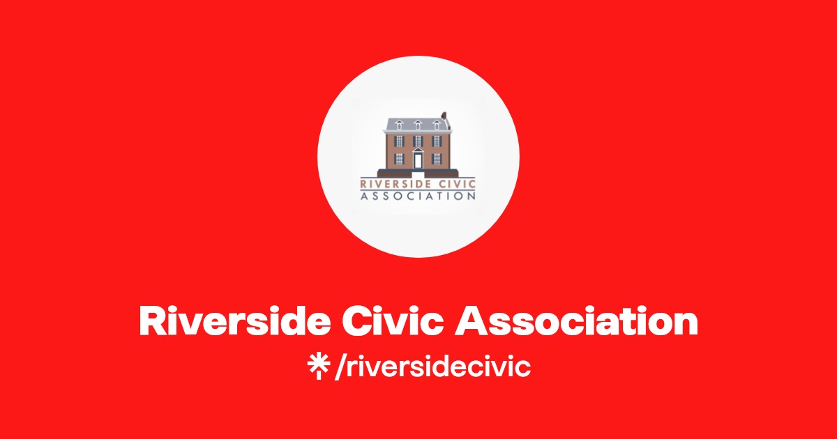 Riverside Civic Association Instagram, Facebook Linktree