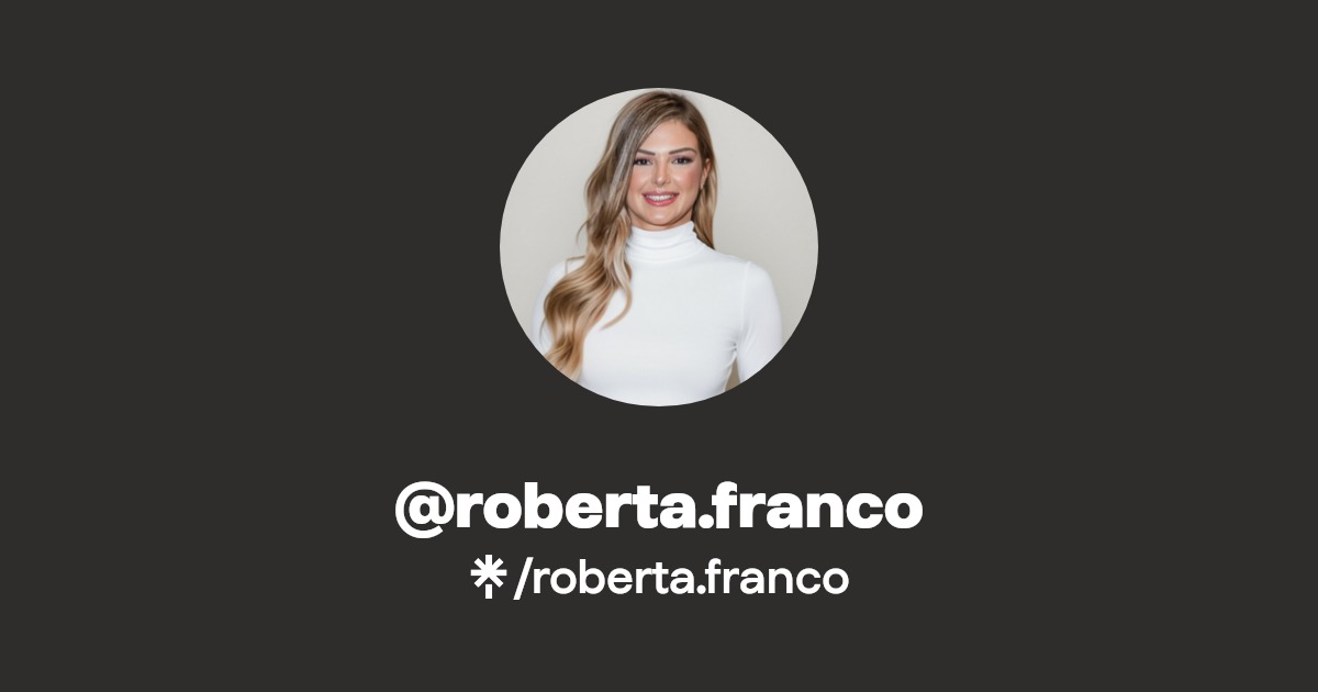 roberta.franco Instagram Linktree
