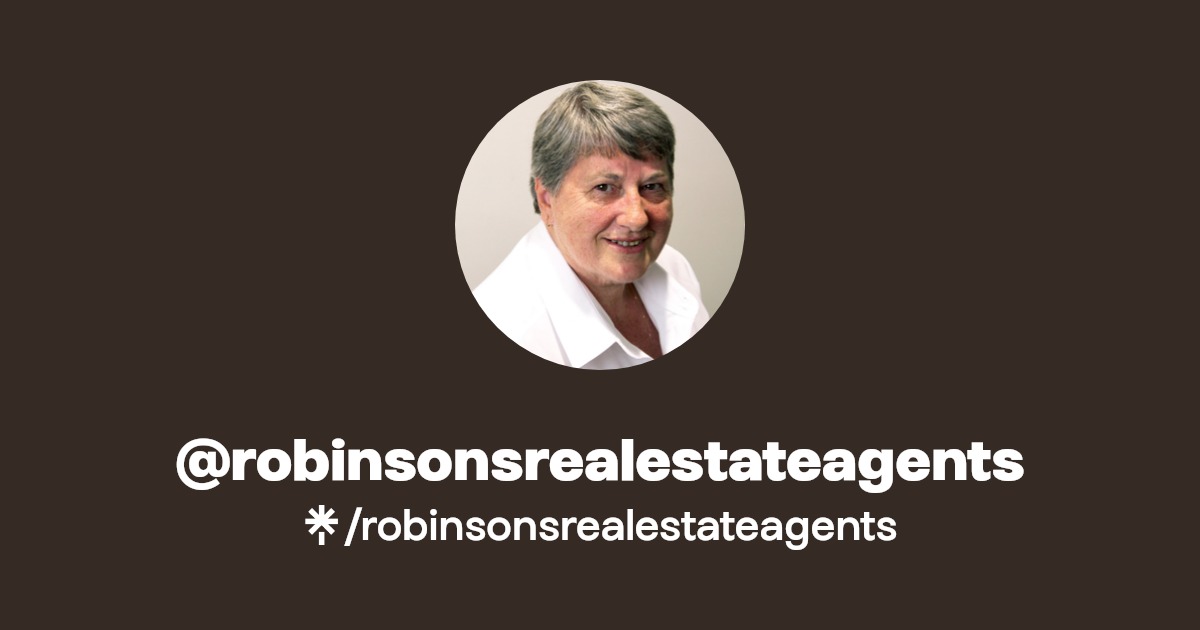 robinsonsrealestateagents Instagram, Facebook Linktree