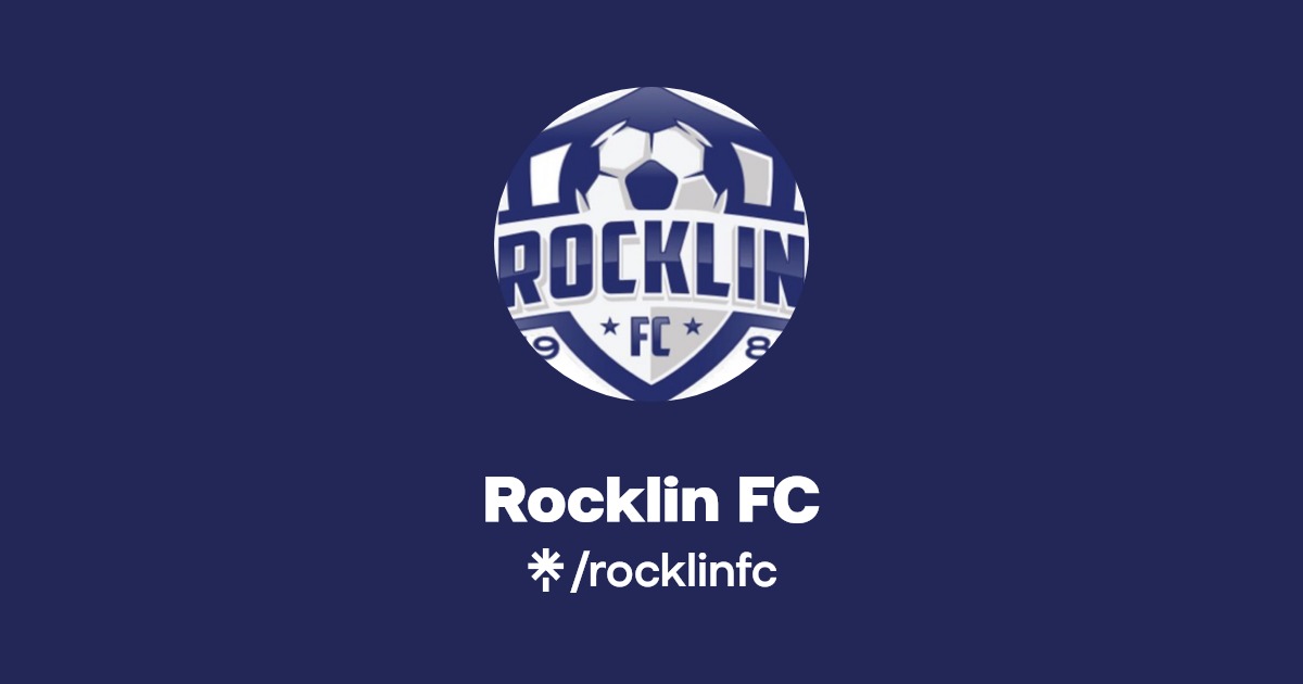 Rocklin FC Instagram, Facebook Linktree