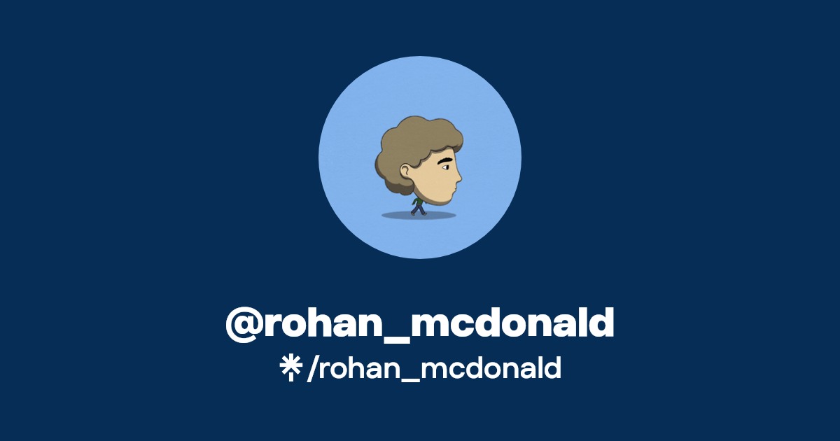rohan_mcdonald Linktree