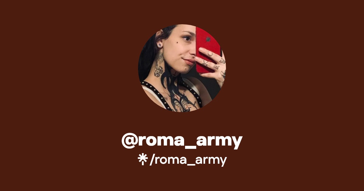 roma_army - Find @roma_army Onlyfans - Linktree