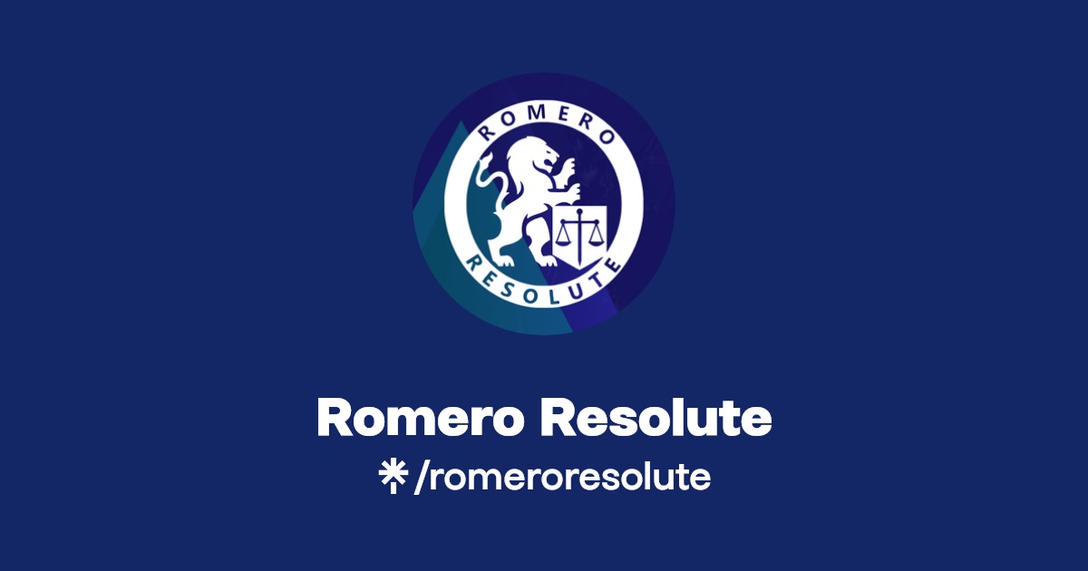 Romero Resolute Twitter, Facebook Linktree