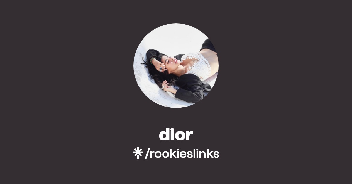 dior Instagram, TikTok Linktree