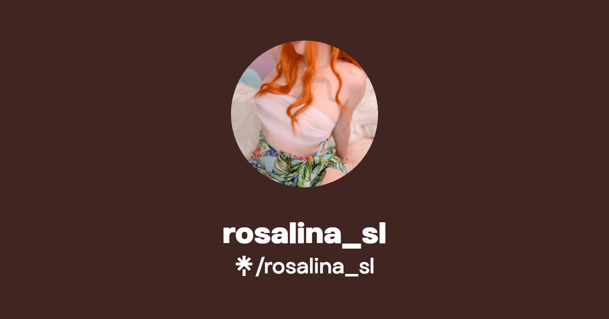 rosalina_sl - Find rosalina_sl Onlyfans - Linktree
