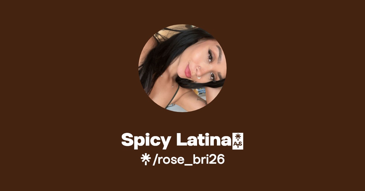 Spicy Latina🔥 - Find Spicy Latina🔥 Onlyfans - Linktree