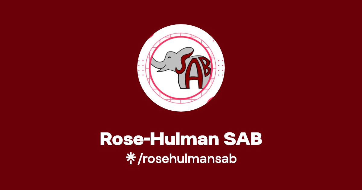 RoseHulman SAB Instagram, TikTok Linktree