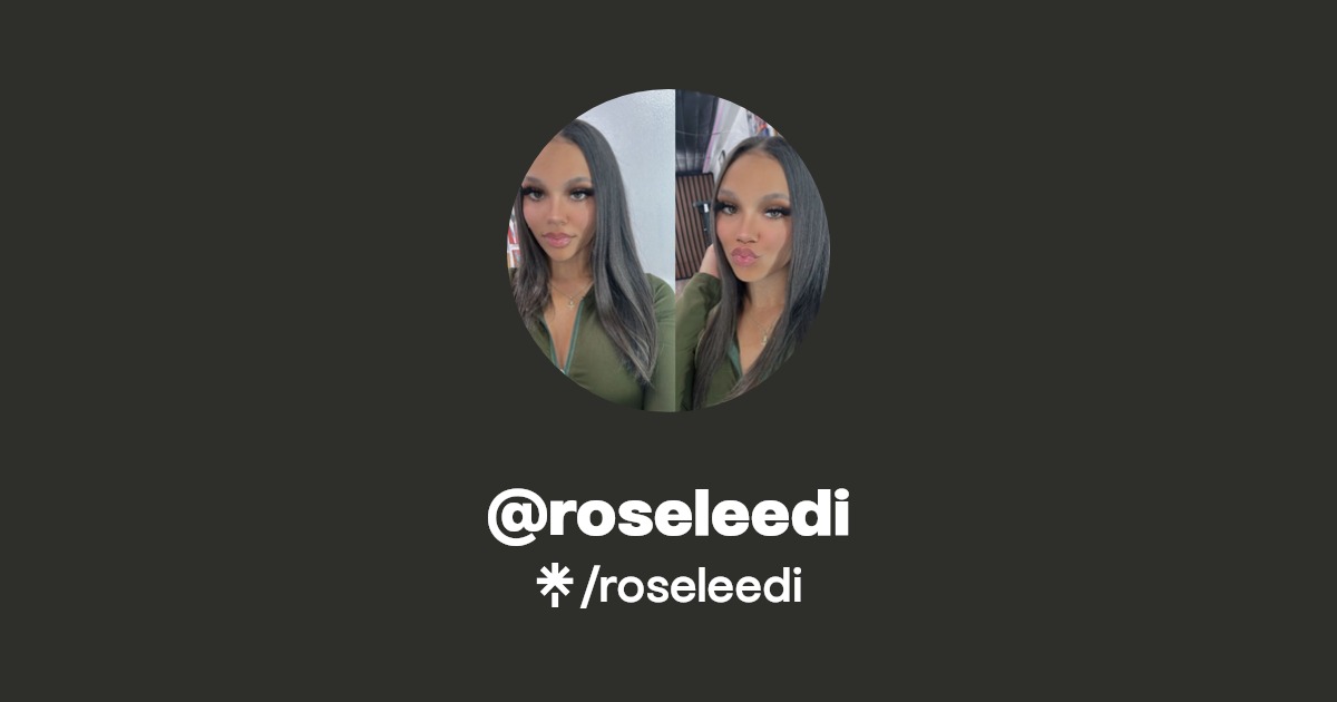 roseleedi | TikTok, Twitch | Linktree
