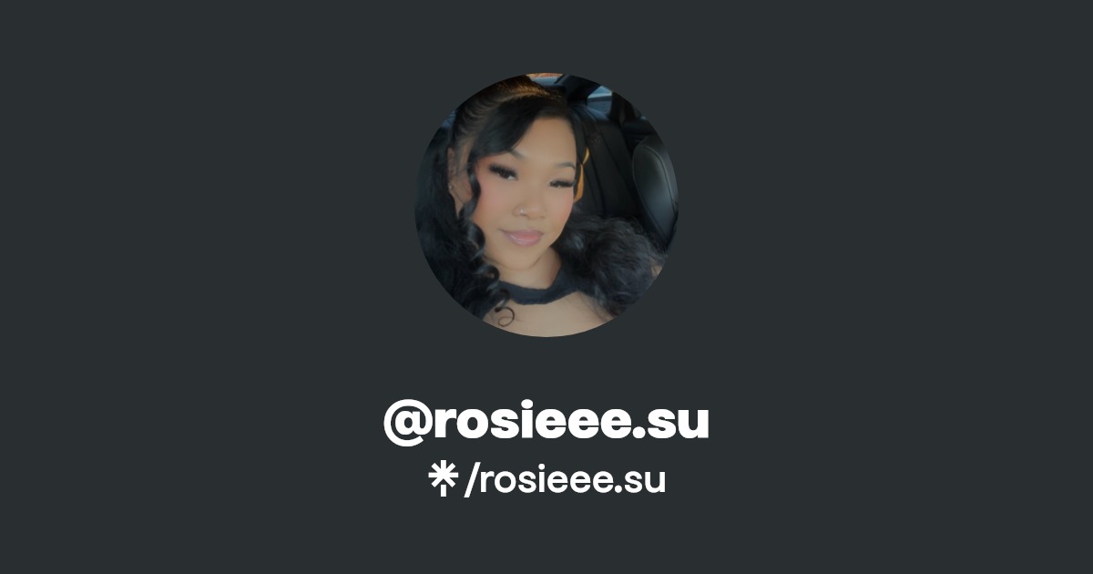 rosieee.su - Find @rosieee.su Onlyfans - Linktree