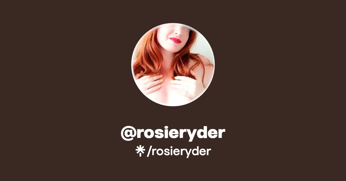 rosieryder - Find @rosieryder Onlyfans - Linktree