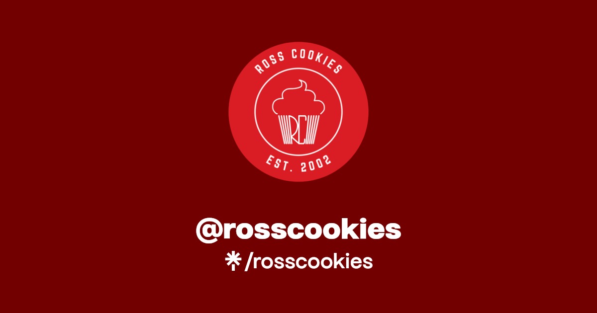 rosscookies Instagram, TikTok Linktree