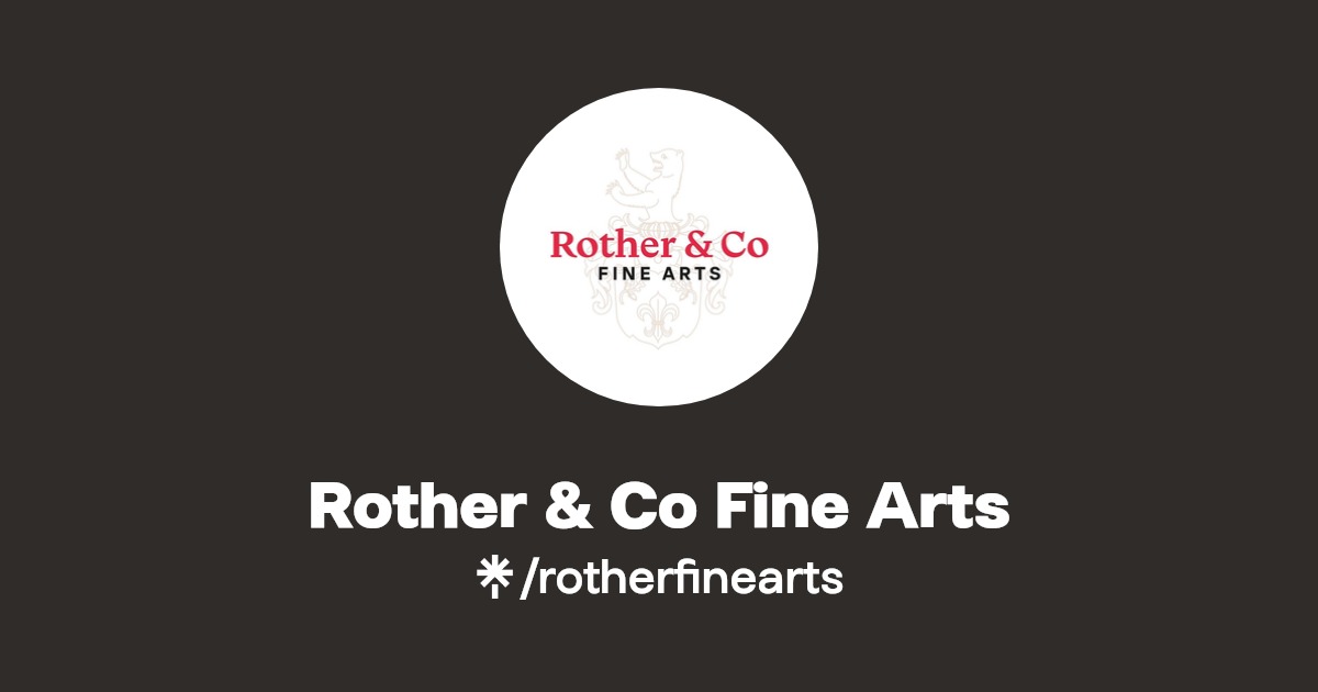 Rother & Co Fine Arts Instagram Linktree
