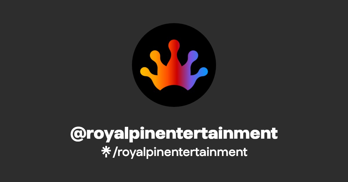 royalpinentertainment Instagram, Facebook, TikTok Linktree