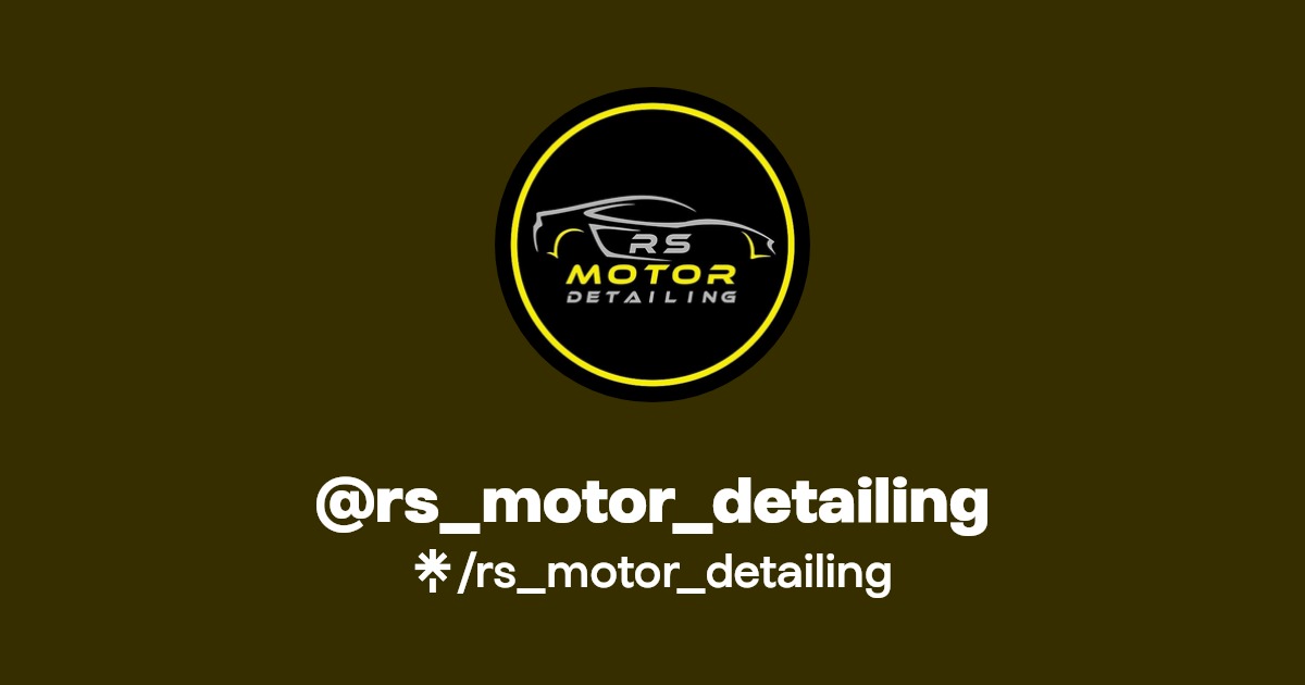 rs_motor_detailing Instagram, Facebook, TikTok Linktree