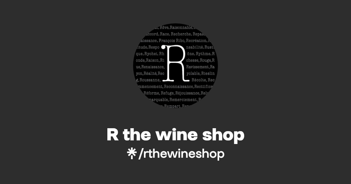 R the wine shop Instagram Linktree