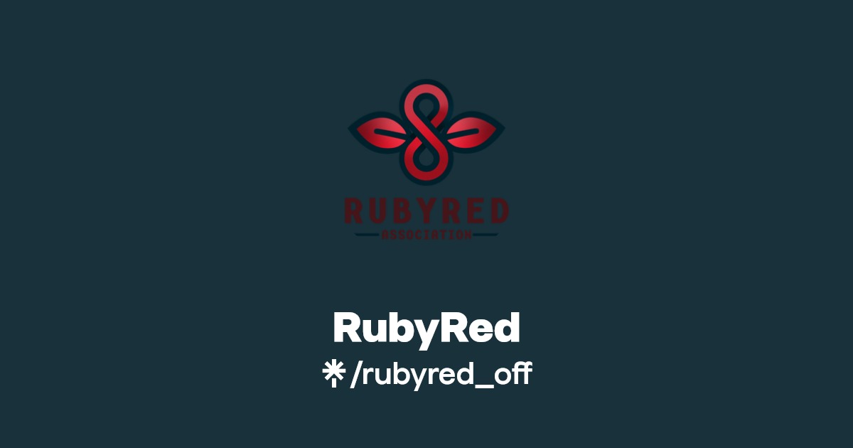 RubyRed | Instagram, TikTok, Twitch | Linktree