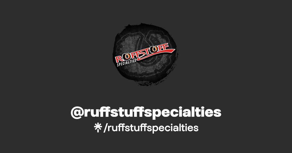 ruffstuffspecialties TikTok Linktree