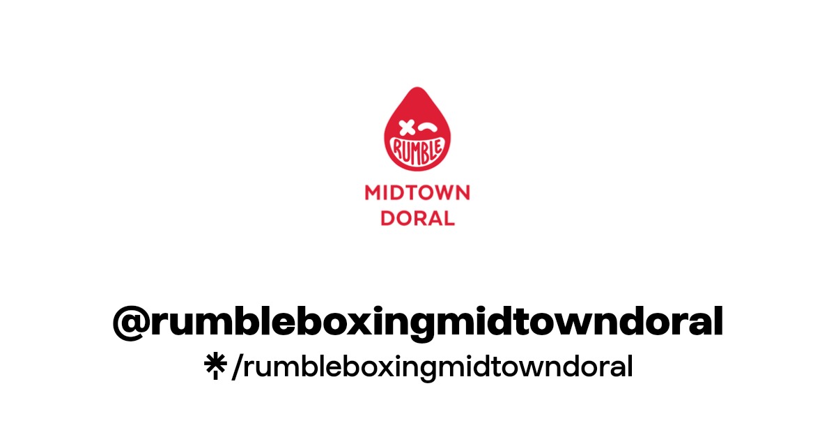 rumbleboxingmidtowndoral Instagram, Facebook Linktree