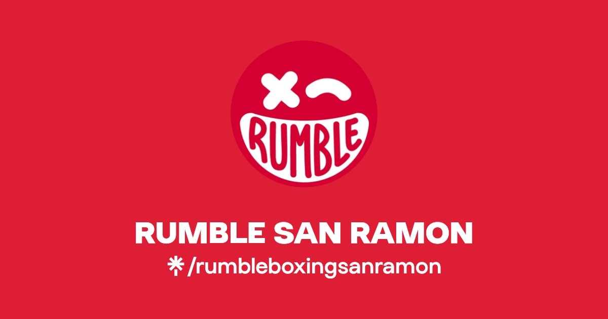 RUMBLE SAN RAMON Instagram, Facebook Linktree