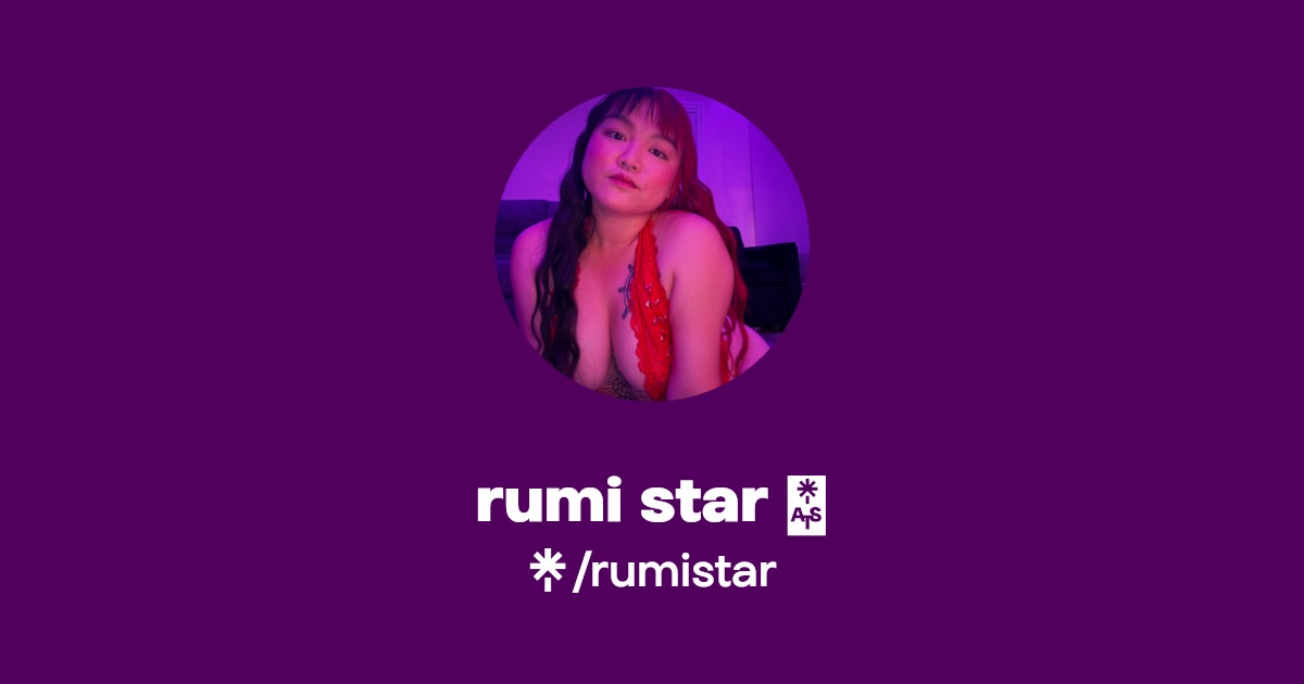 rumi star ⭐️ - Find rumi star ⭐️ Onlyfans - Linktree