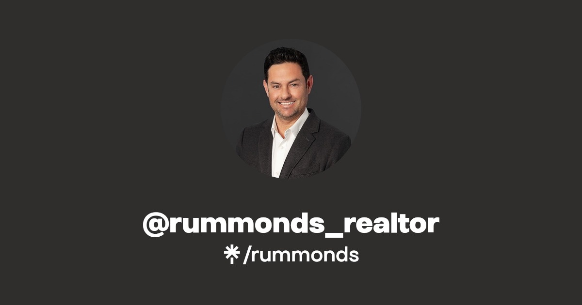 rummonds_realtor Instagram, Facebook Linktree