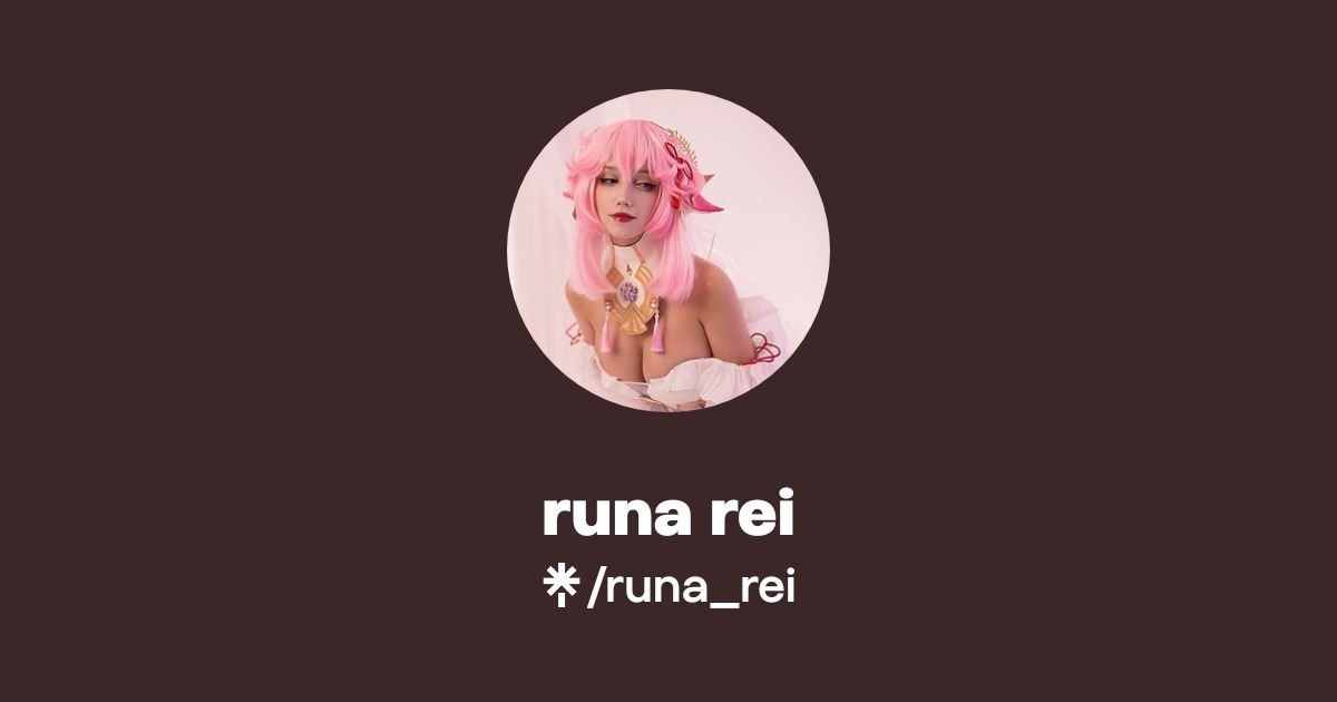 runa rei | Instagram | Linktree