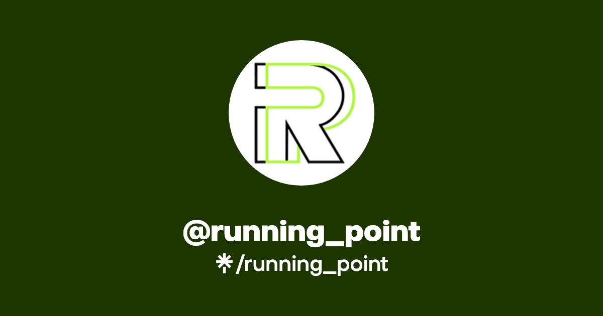 running_point Instagram, Facebook Linktree