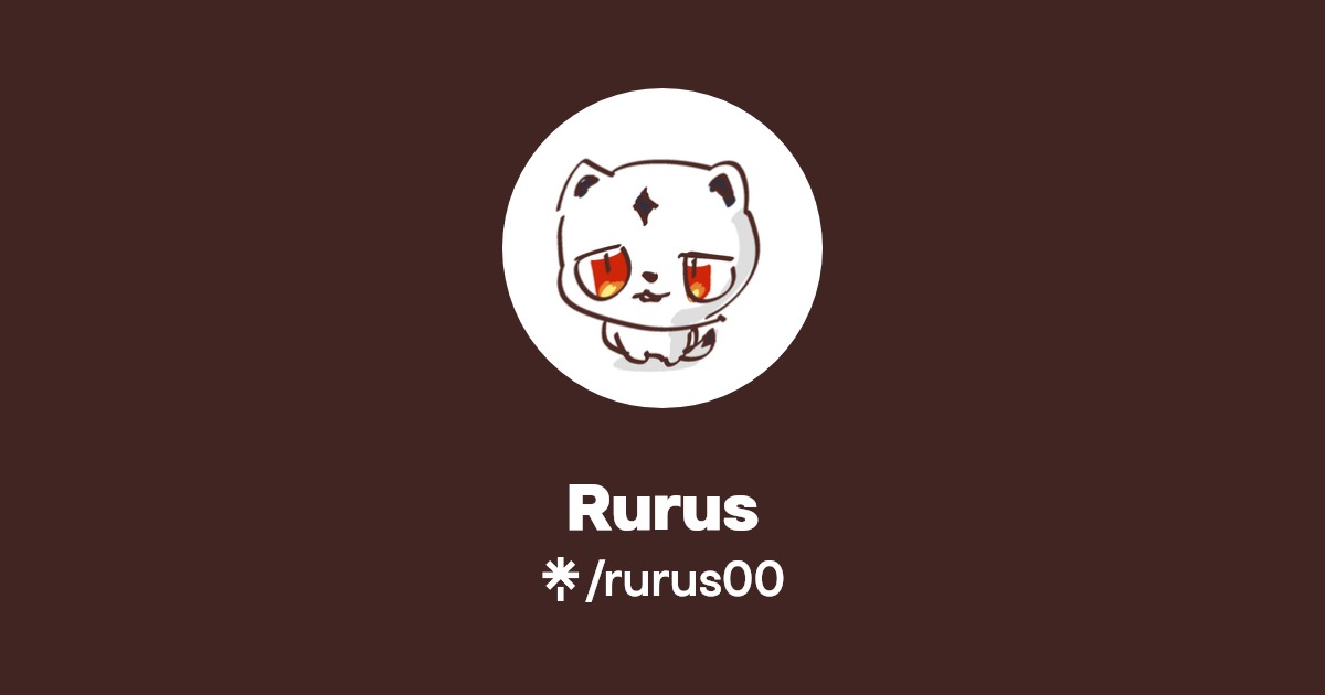 Rurus | Instagram, TikTok | Linktree