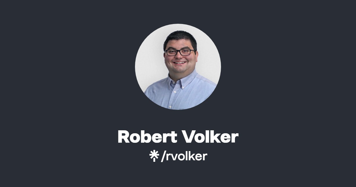 Robert Volker Twitter, Instagram, Facebook Linktree
