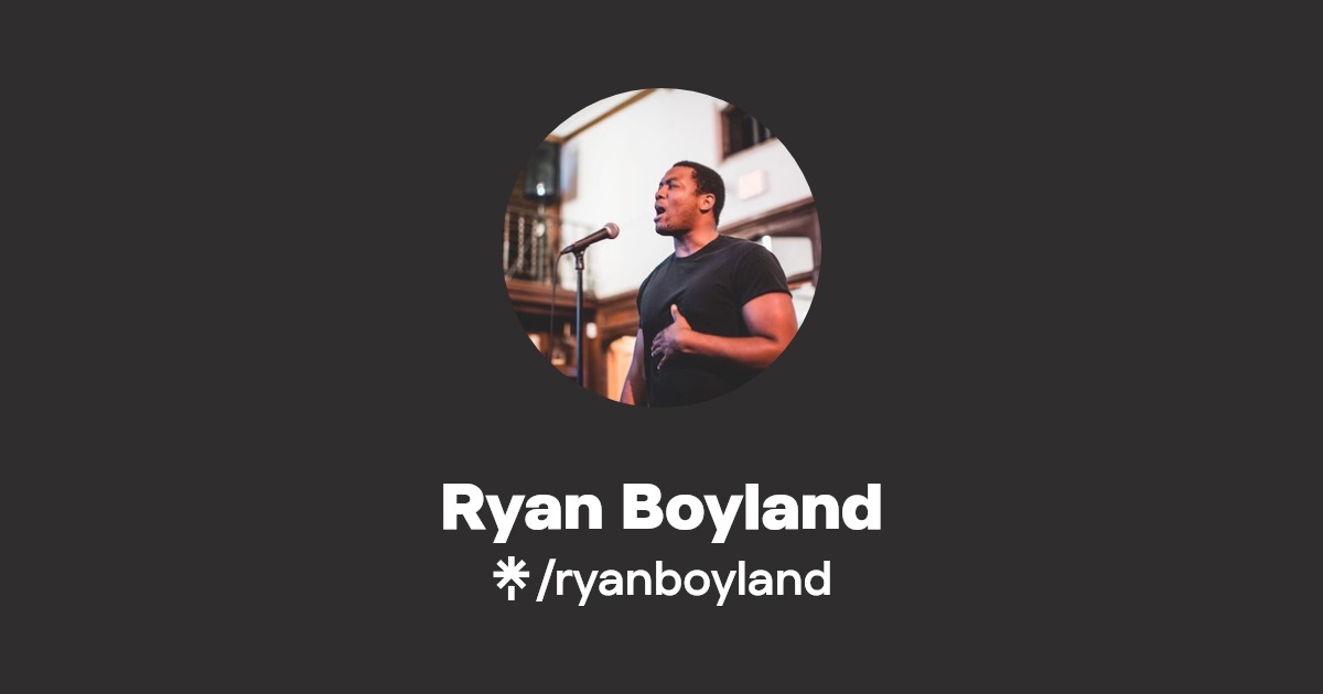 ryanboyland's link in bio Twitter and socials Linktree
