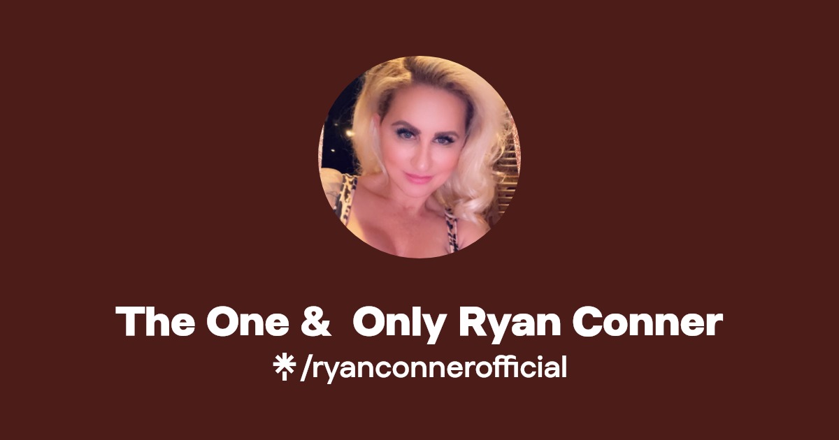 The One & Only Ryan Conner - Find The One & Only Ryan Conner Onlyfans