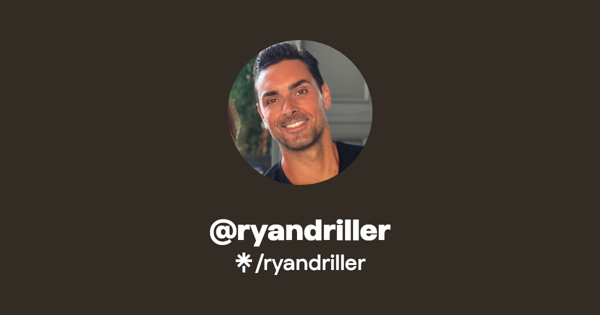 ryandriller - Find @ryandriller Onlyfans - Linktree