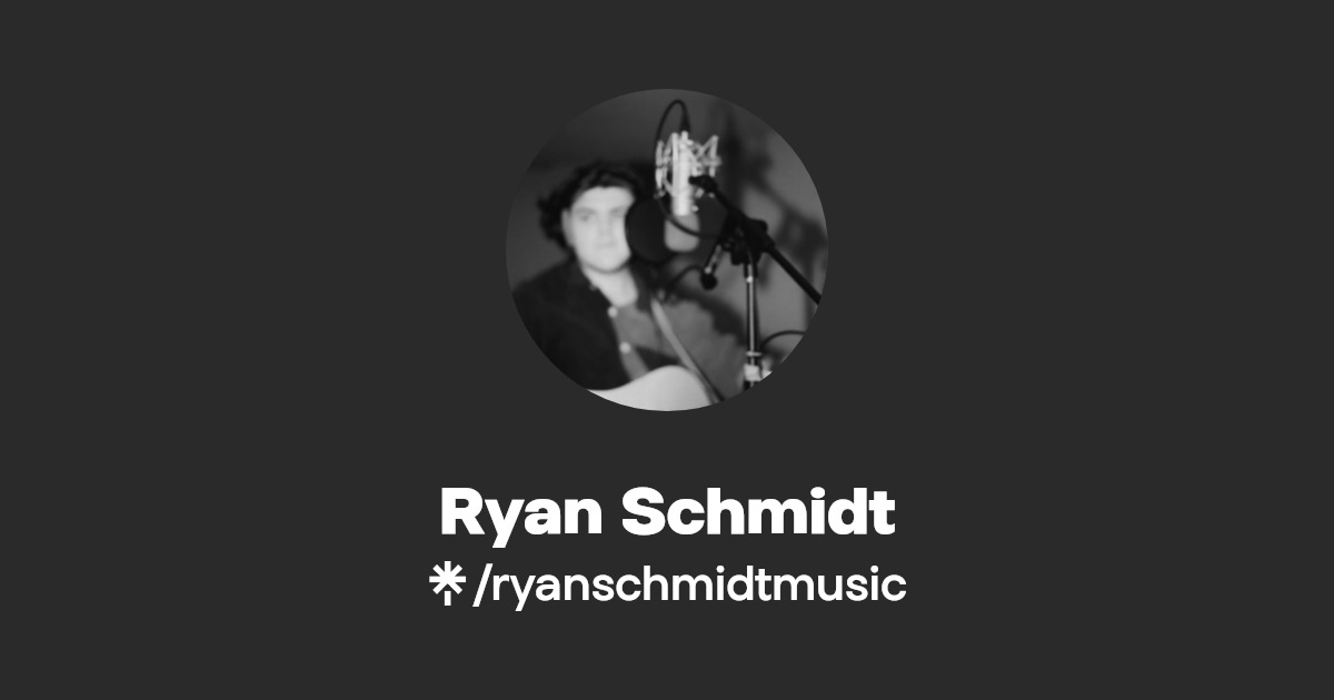 Ryan Schmidt Listen on Spotify, Apple Music Linktree