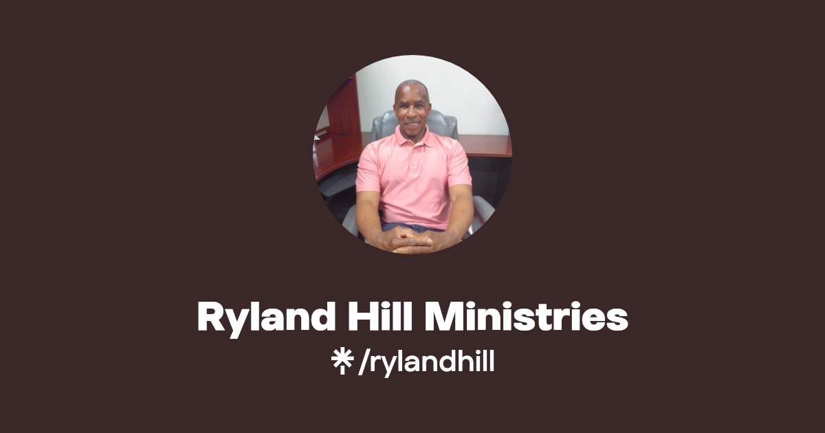 Ryland Hill Ministries Instagram, Facebook Linktree