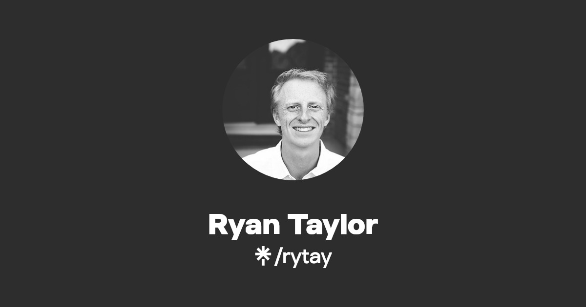 Ryan Taylor Twitter, Instagram Linktree