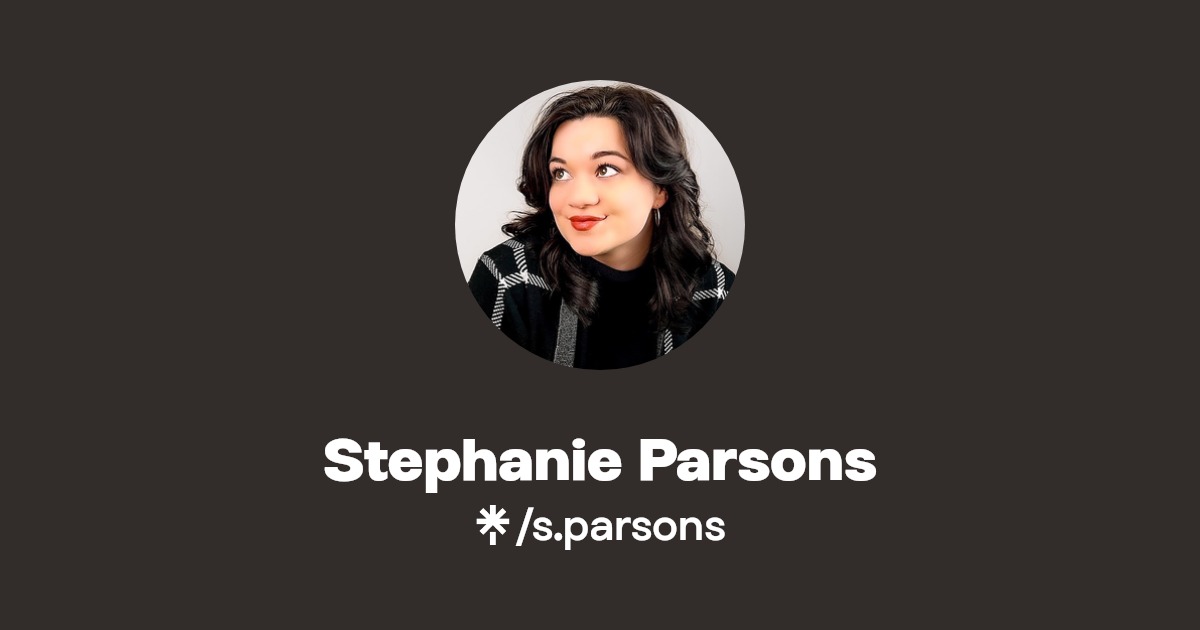 Stephanie Parsons Instagram Linktree