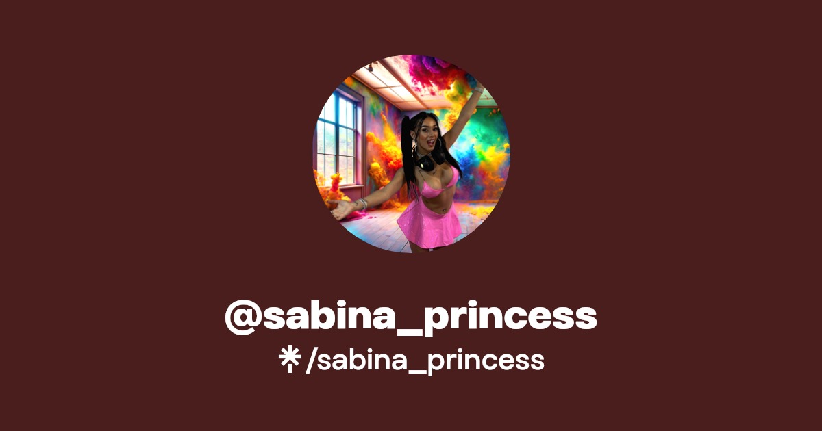 sabina_princess | Instagram, Facebook, TikTok, Twitch | Linktree