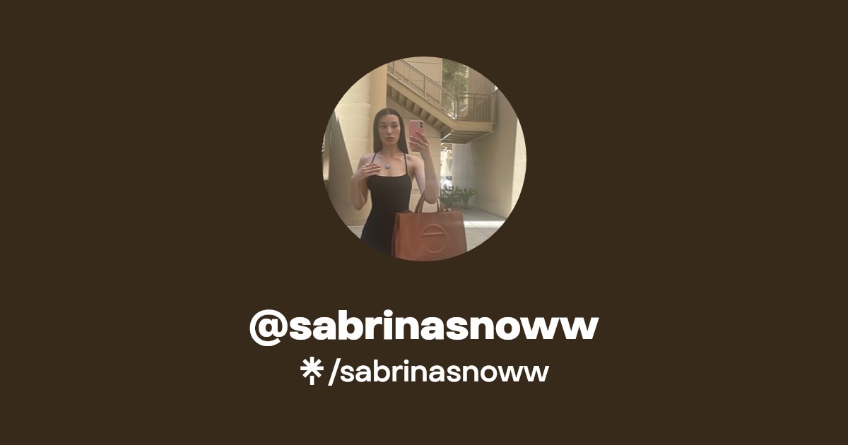 sabrinasnoww - Find @sabrinasnoww Onlyfans - Linktree