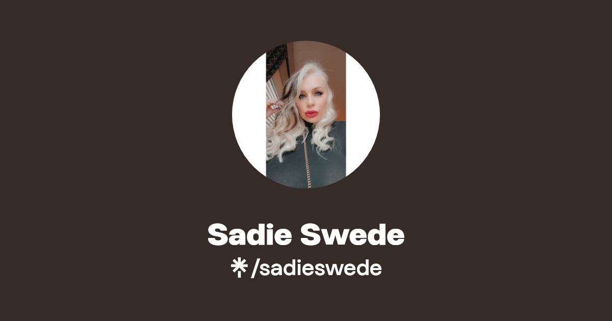 Sadie Swede | Facebook | Linktree