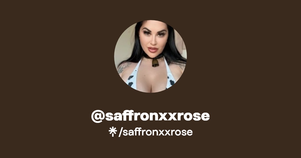 saffronxxrose - Find @saffronxxrose Onlyfans - Linktree