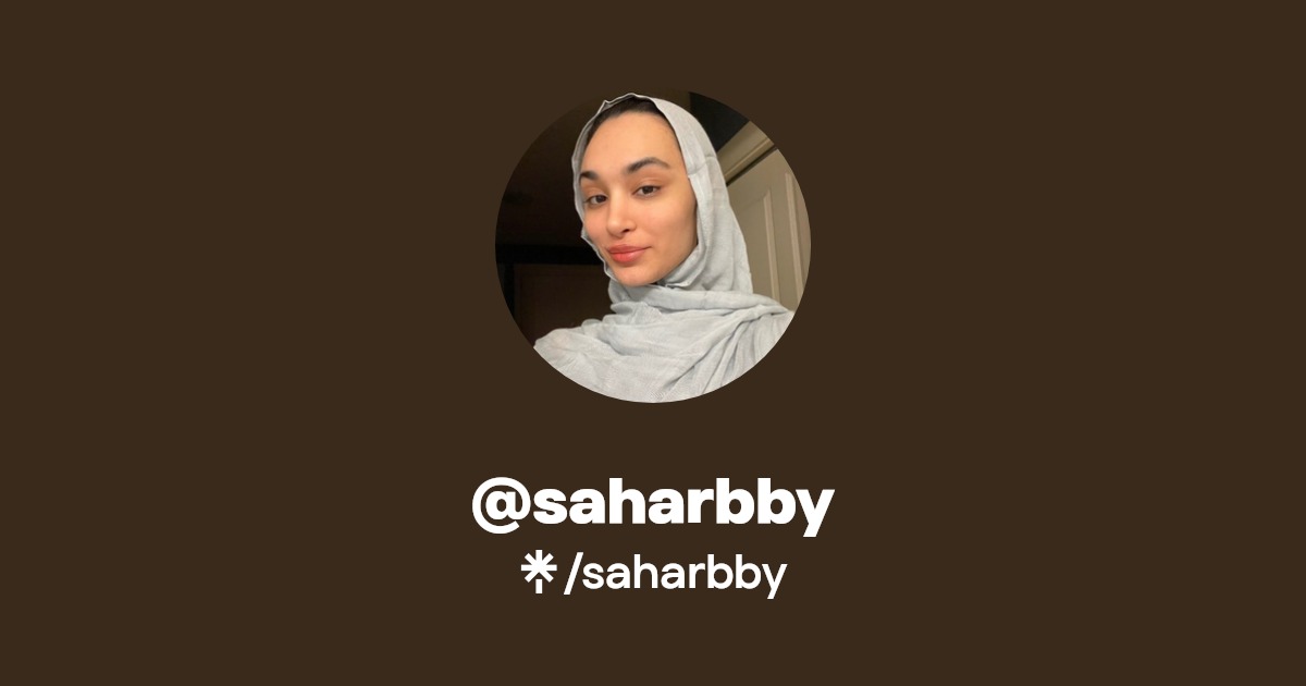 saharbby - Find @saharbby Onlyfans - Linktree