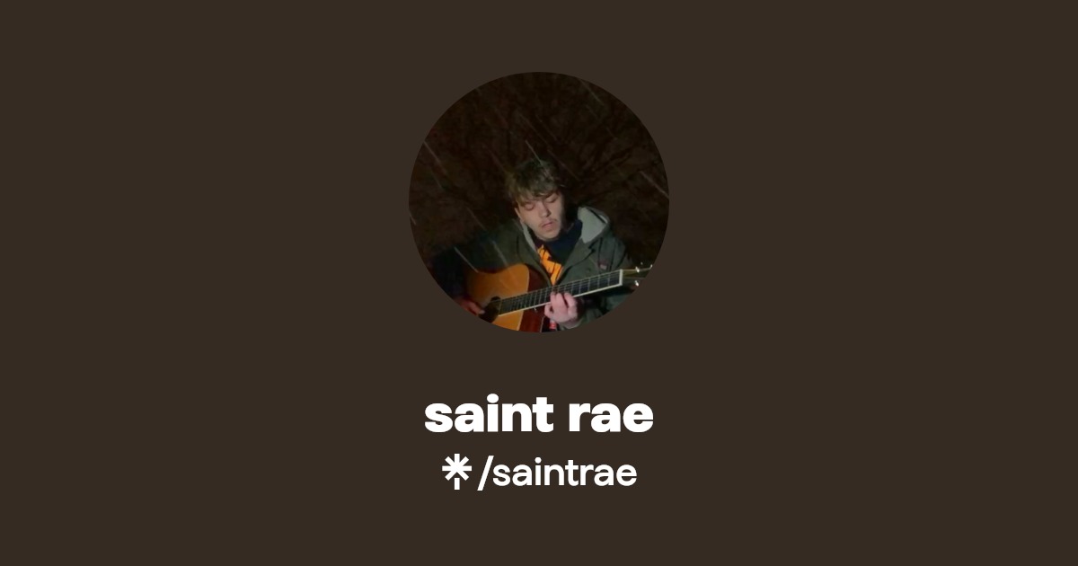 saint rae Instagram, TikTok Linktree
