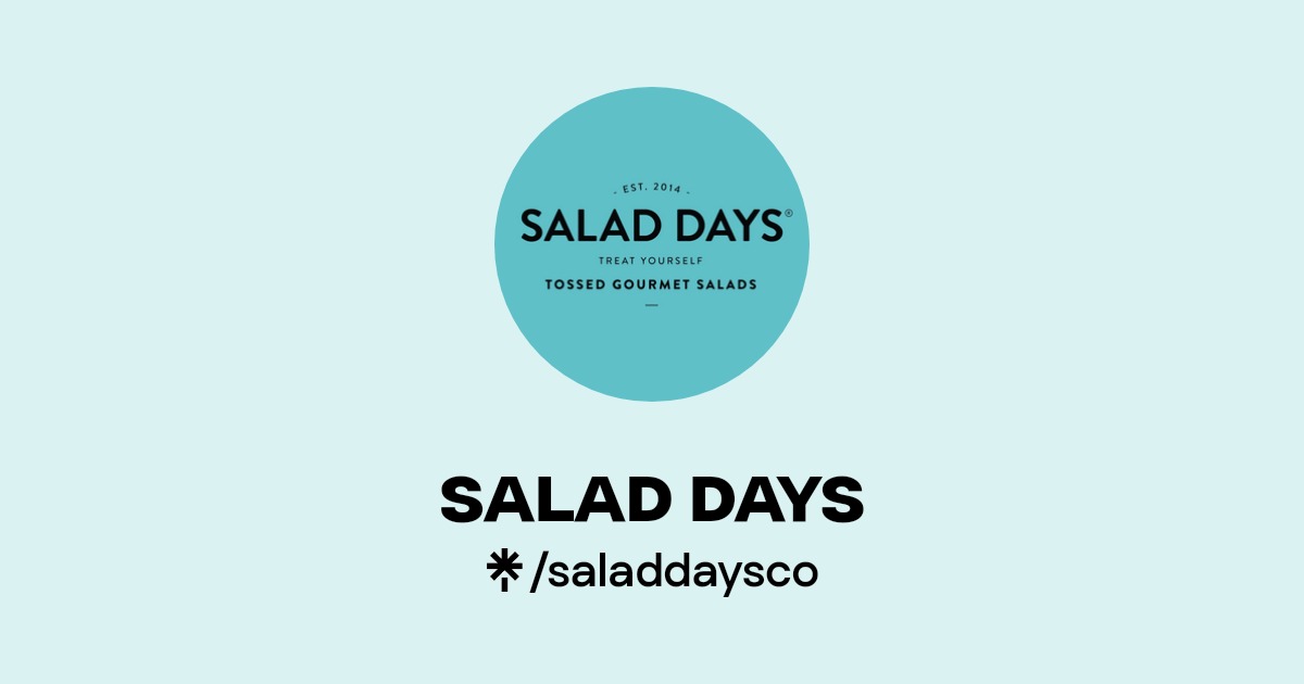Salad Days Delivering in Delhi NCR, Bengaluru & Mumbai Linktree