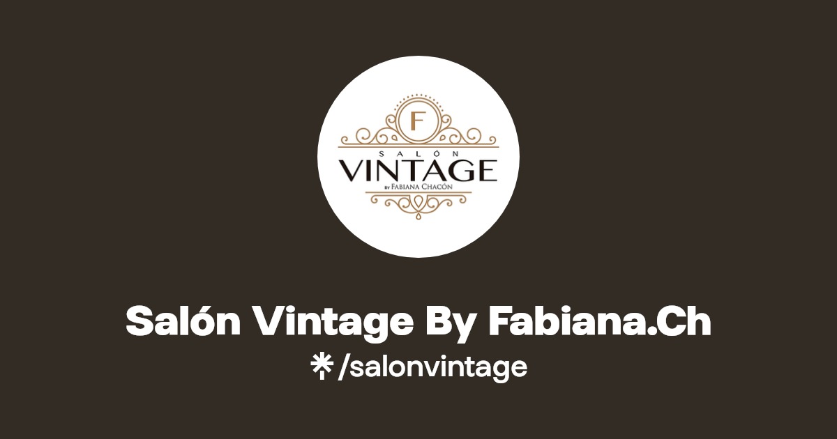 Salón Vintage By Fabiana.Ch Instagram, TikTok Linktree