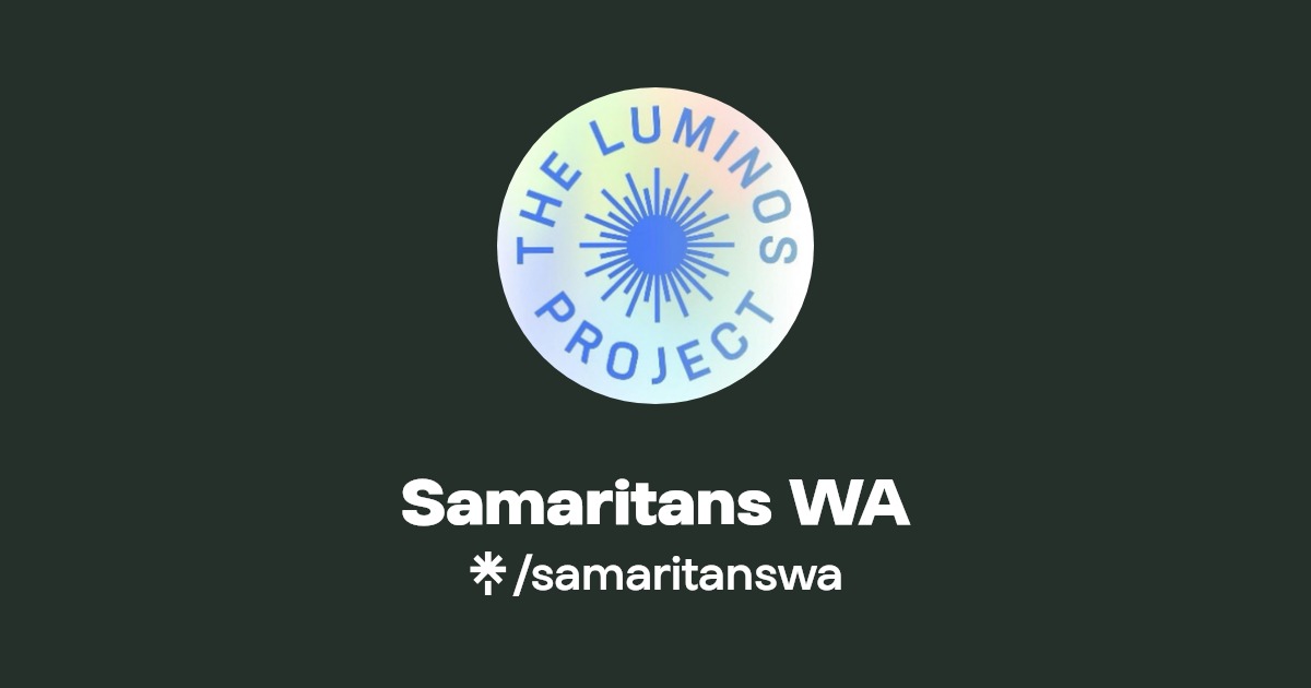 Samaritans WA Instagram, Facebook, TikTok Linktree