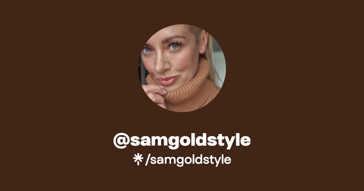 samgoldstyle Linktree