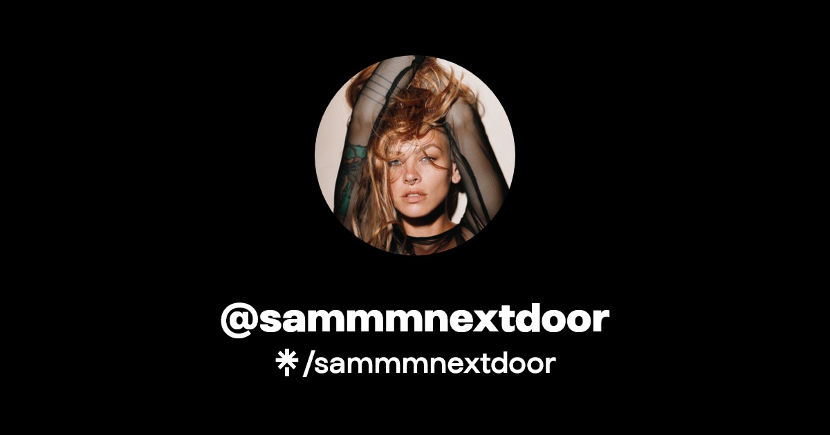 sammmnextdoor - Find @sammmnextdoor Onlyfans - Linktree