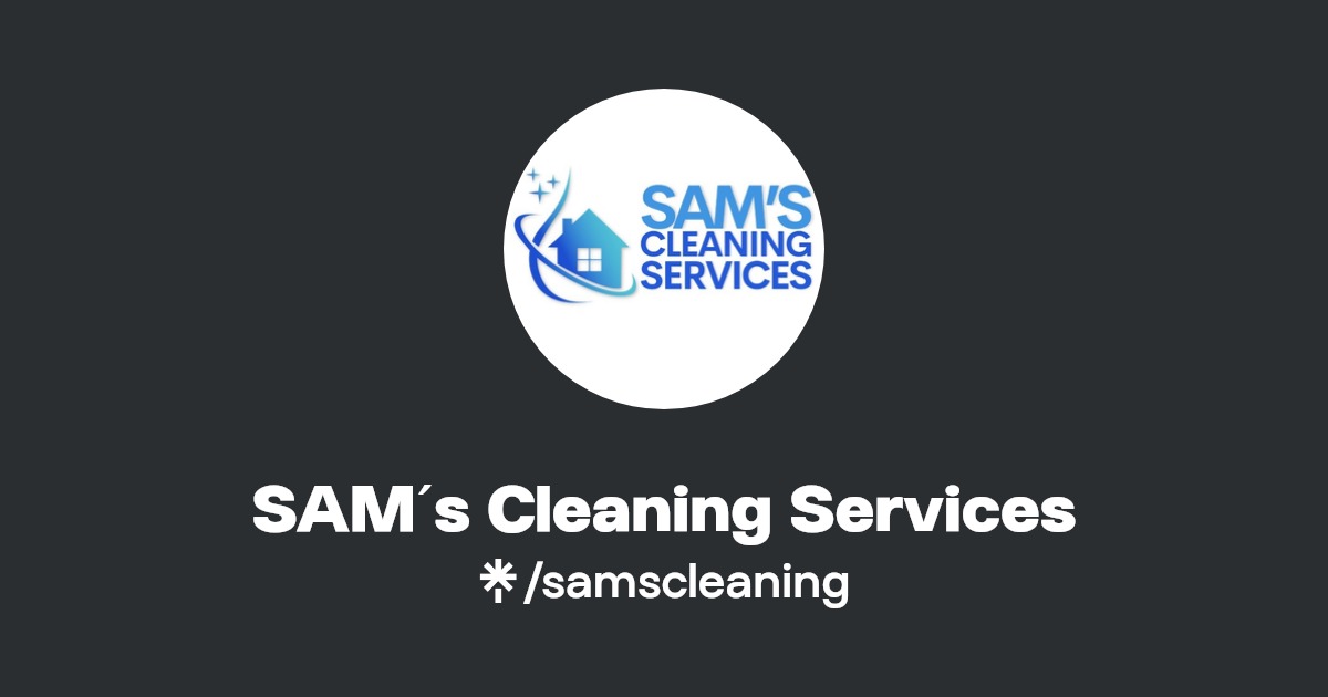 SAM´s Cleaning Services Instagram, Facebook Linktree