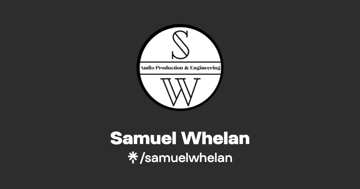 Samuel Whelan Instagram, TikTok Linktree